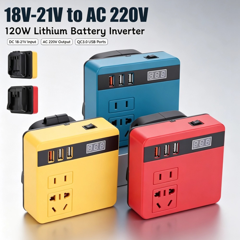 Inverter di potenza da 120W DC - Outdoor Power Adapter Usb C recensione e prezzo