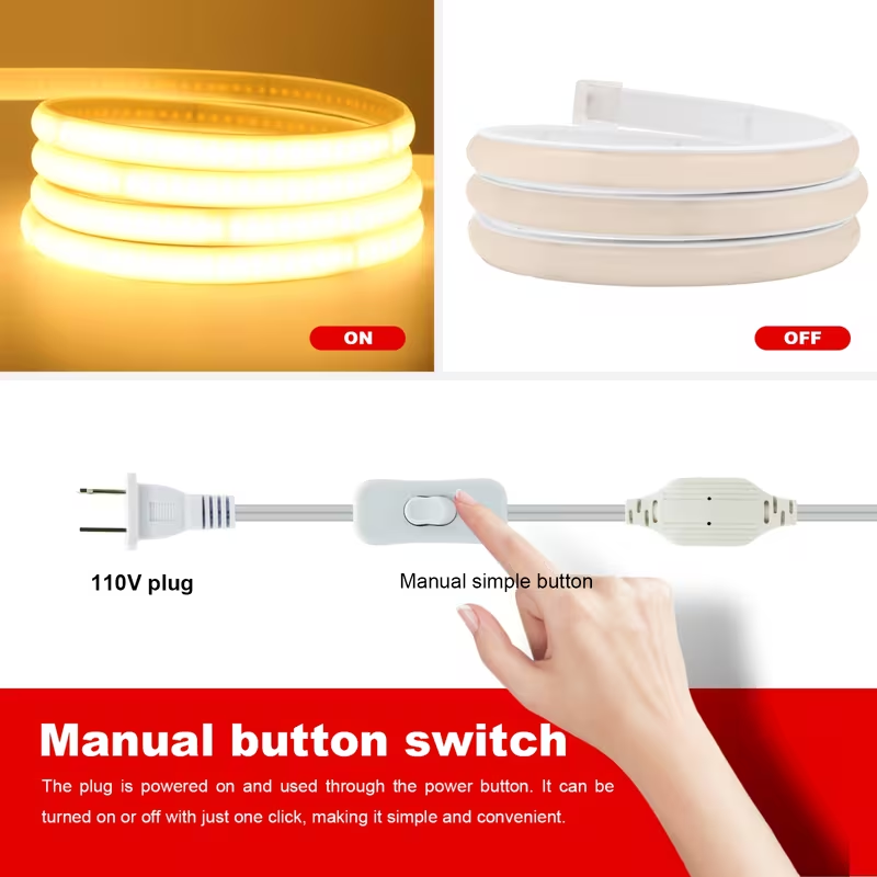 Striscia LED COB ad alta lumin - Outdoor Power Strip Weatherproof recensione e prezzo