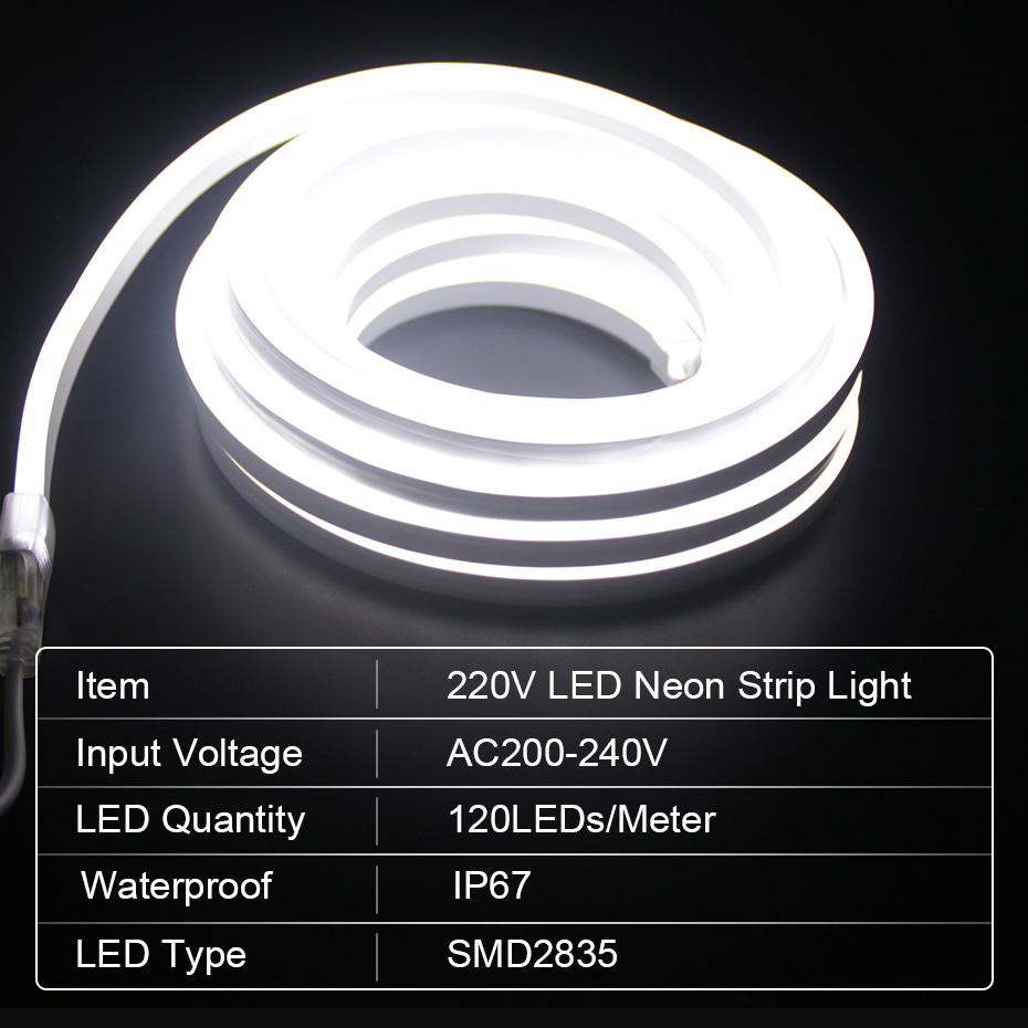 Striscia al neon a LED 220V 28 - Outdoor Power Strip Weatherproof recensione e prezzo